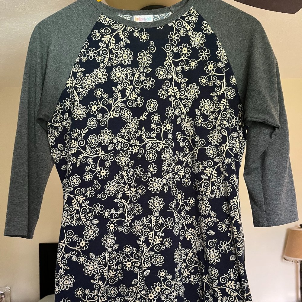 Lularoe baseball tee - Like New